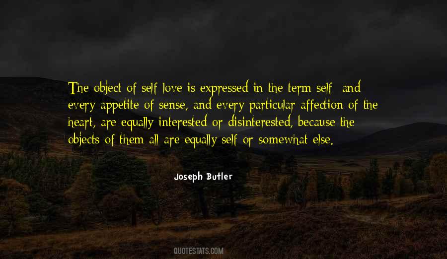 Quotes About Disinterested Love #1451640