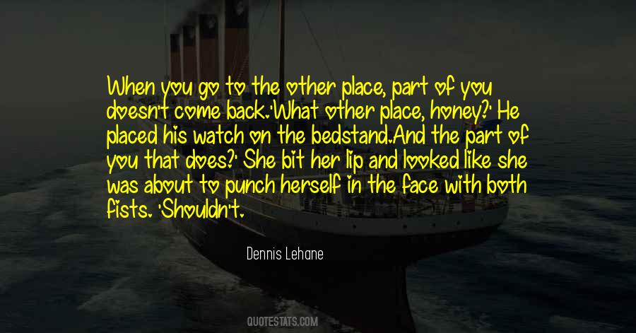 Lehane's Quotes #310590