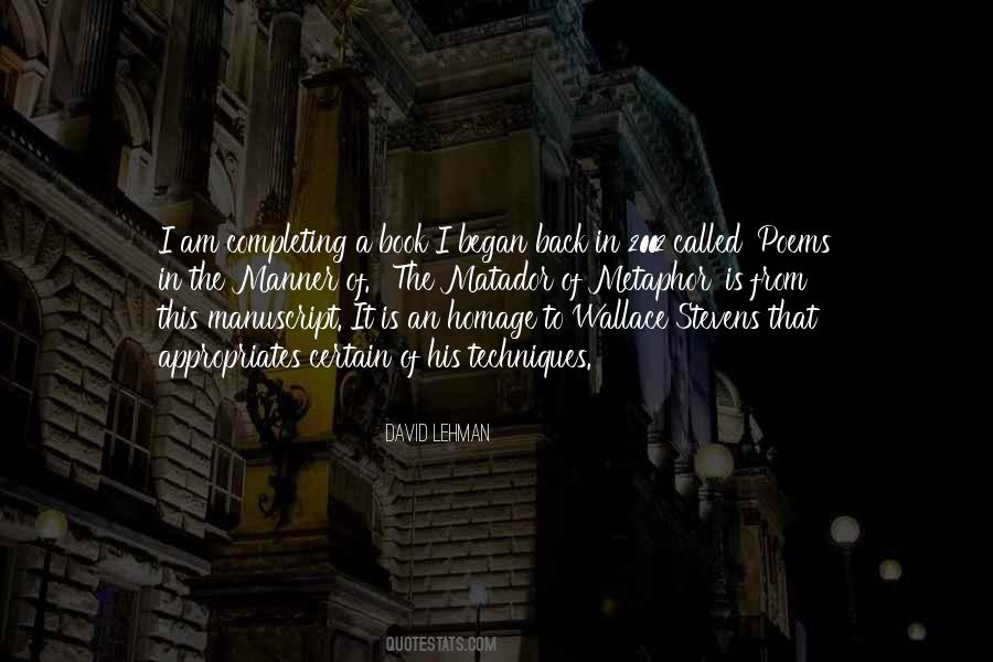 Lehman Quotes #1139 Lehman Quotes #1139
