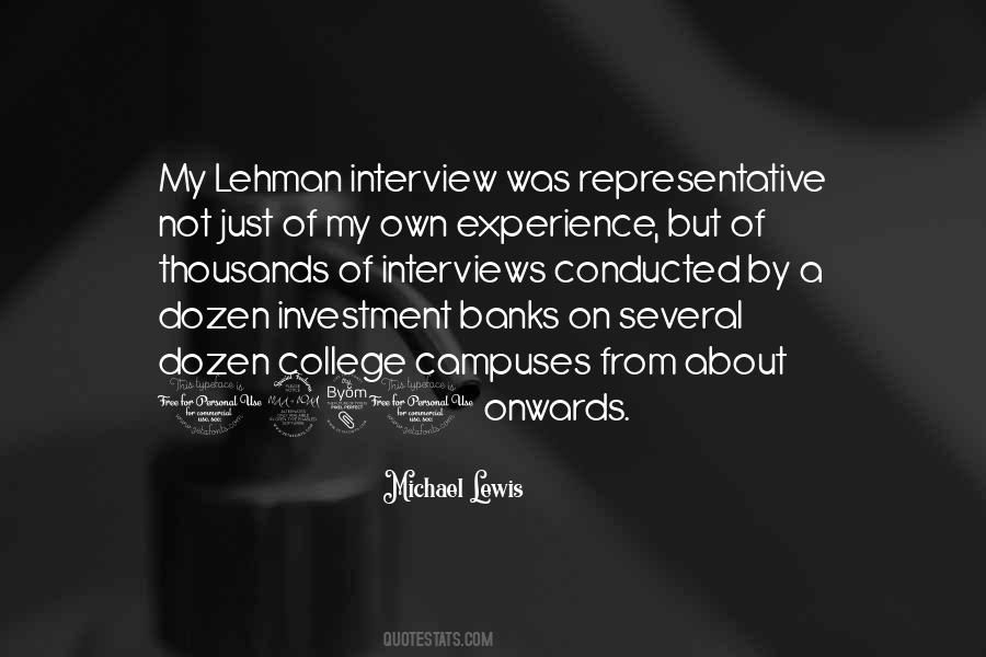 Lehman Quotes #1167543