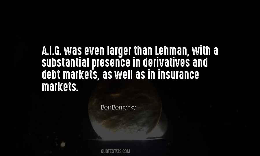 Lehman Quotes #1405189
