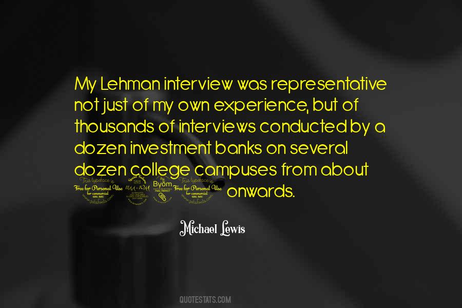 Lehman's Quotes #1167543