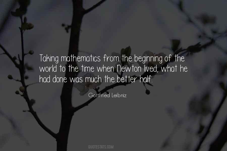 Leibniz's Quotes #805931