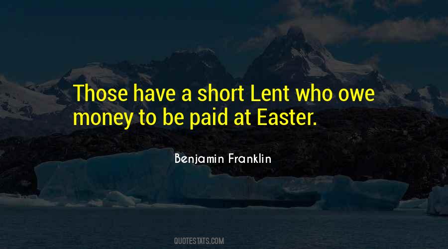 Lent's Quotes #566516