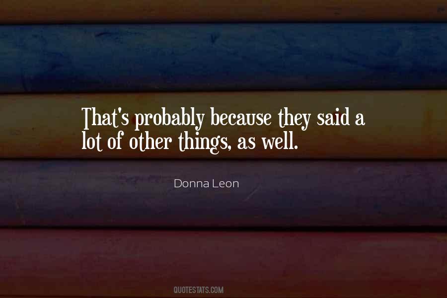 Leon's Quotes #581650