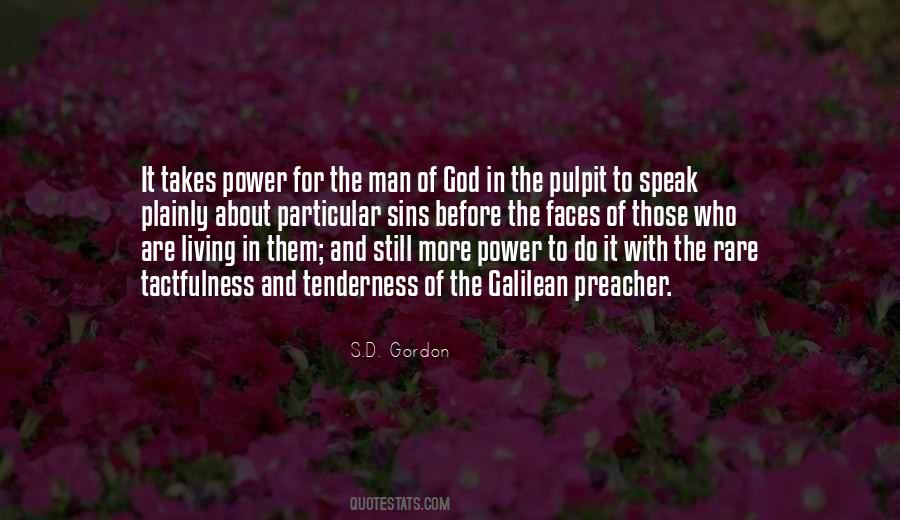 Quotes About The Man Of God #1328467
