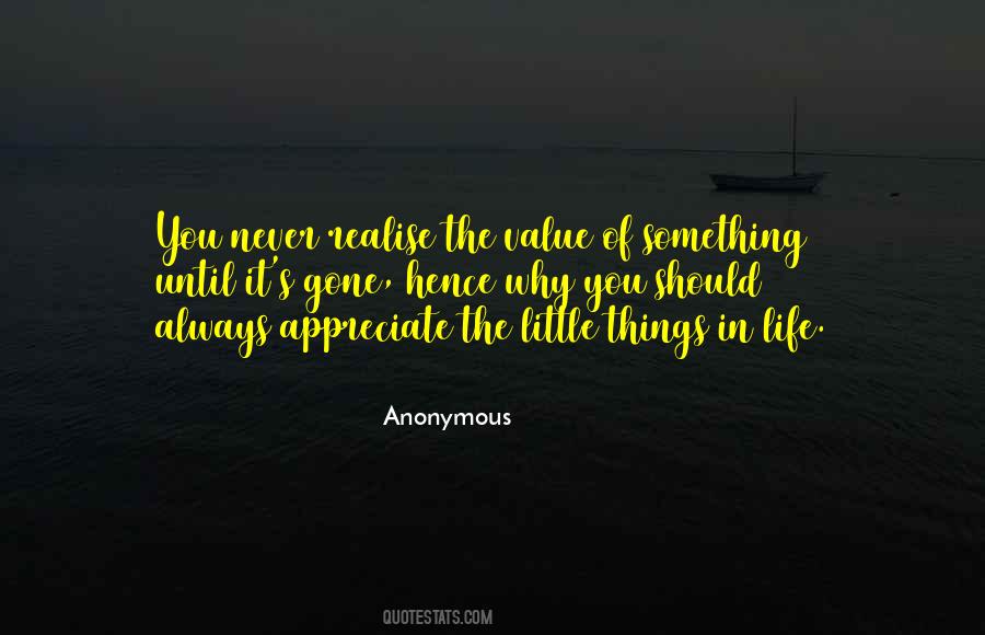 Quotes About The Value Of Something #1008514