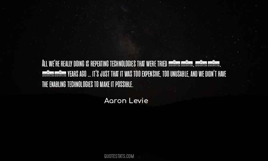 Levie Quotes #838802