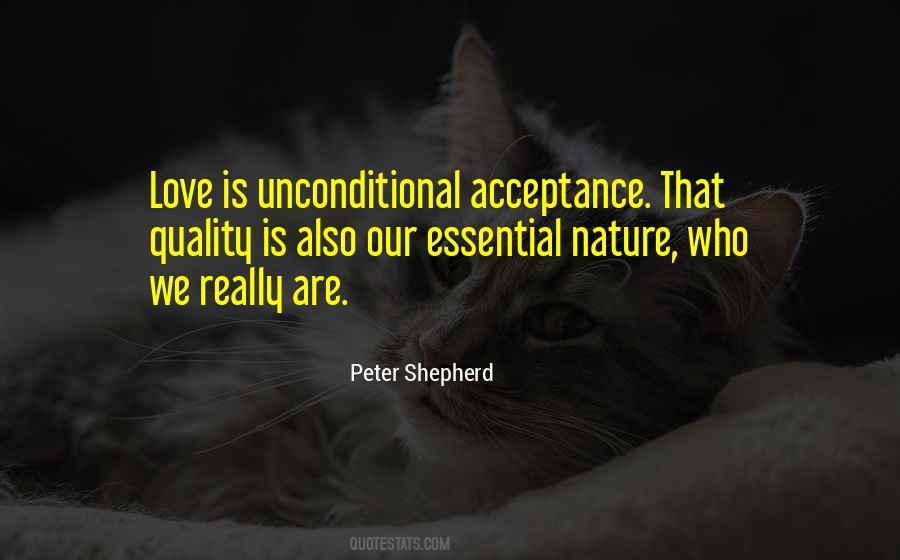 Quotes About Unconditional Acceptance And Love #929474