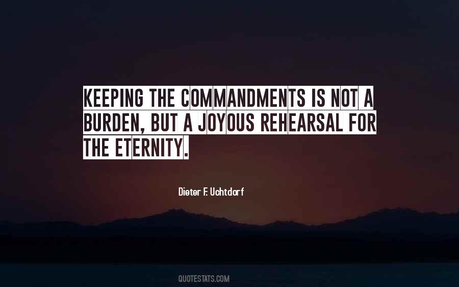 Quotes About Keeping The Commandments #1594740