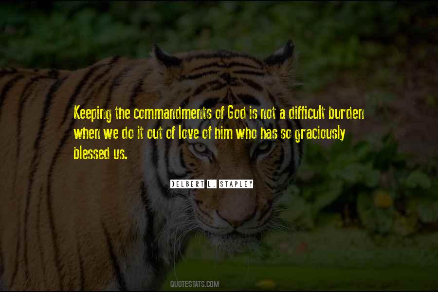 Quotes About Keeping The Commandments #688419