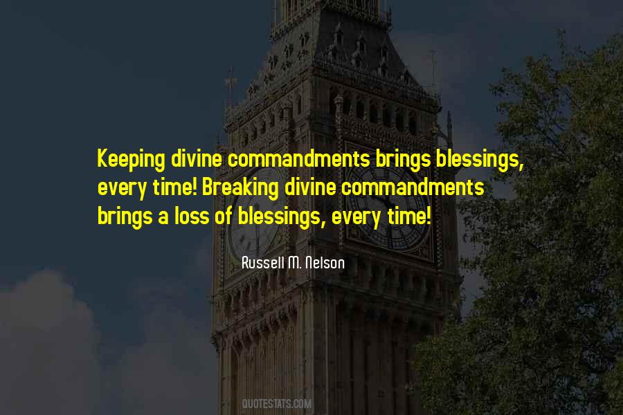 Quotes About Keeping The Commandments #697319