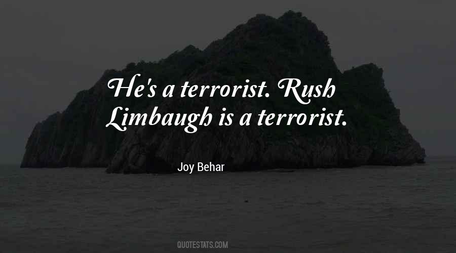 Limbaugh's Quotes #160653
