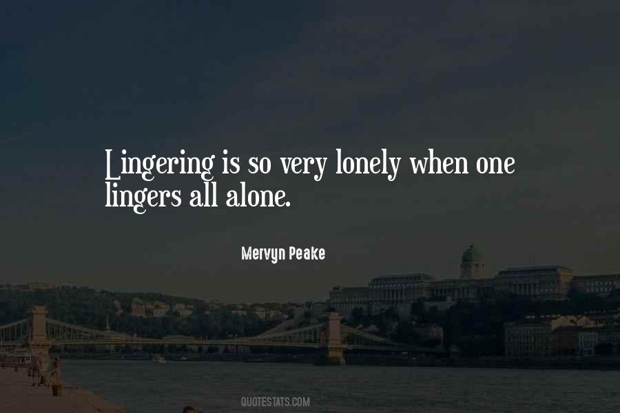 Lingers Quotes #1057496