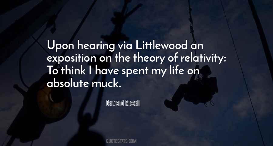 Littlewood's Quotes #1139262