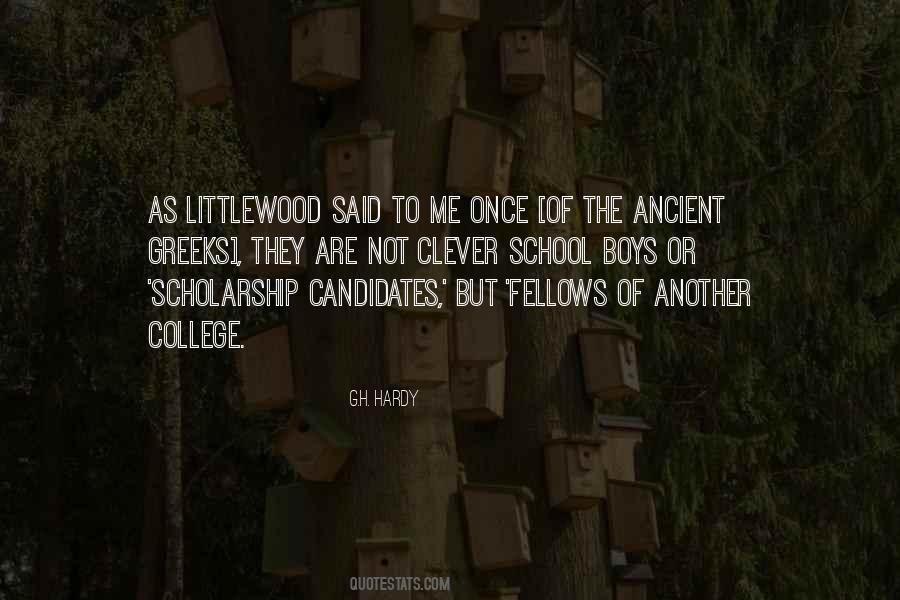 Littlewood's Quotes #520500