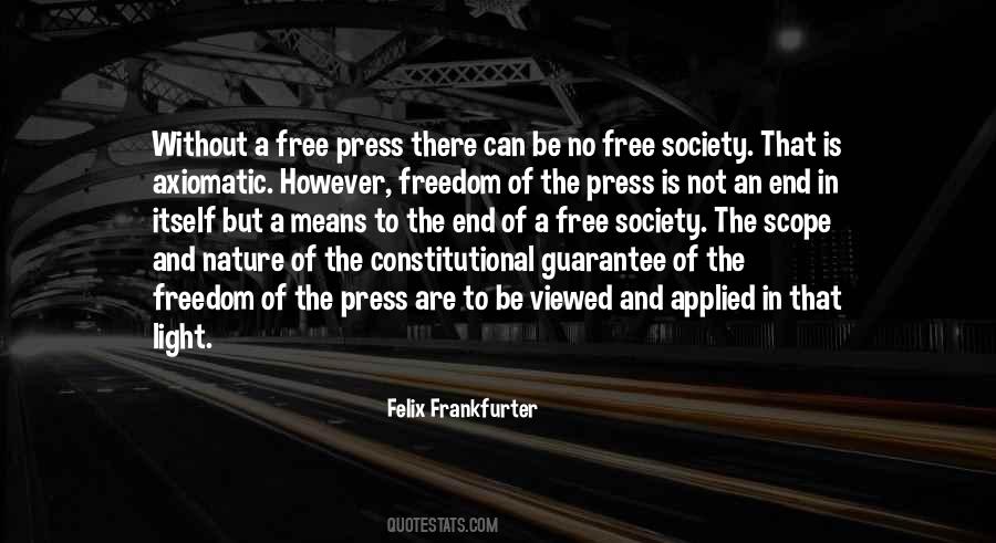 Quotes About A Free Press #1166505