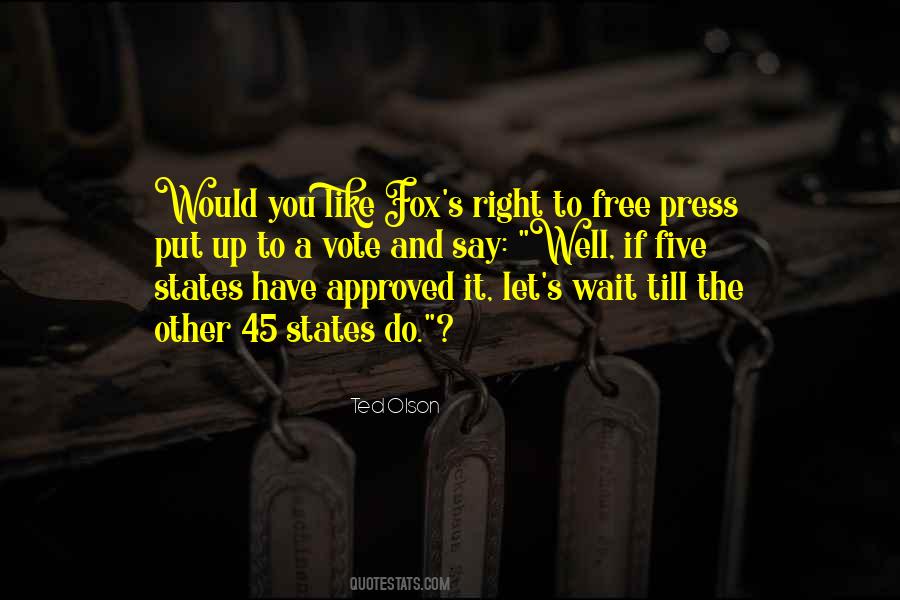 Quotes About A Free Press #657780