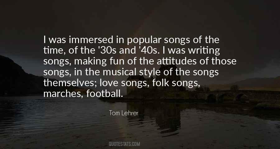 Quotes About Folk Songs #1837124