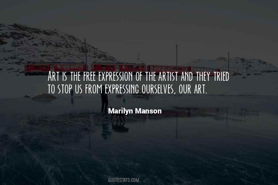 Quotes About Free Expression #569407