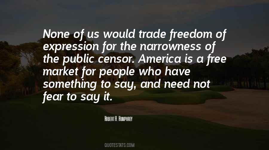 Quotes About Free Expression #632277