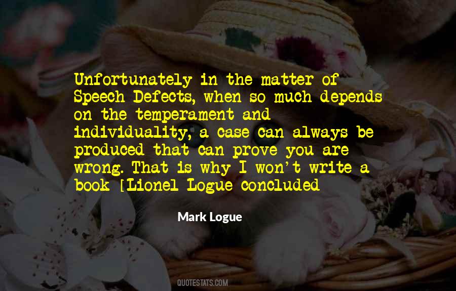 Logue Quotes #185947
