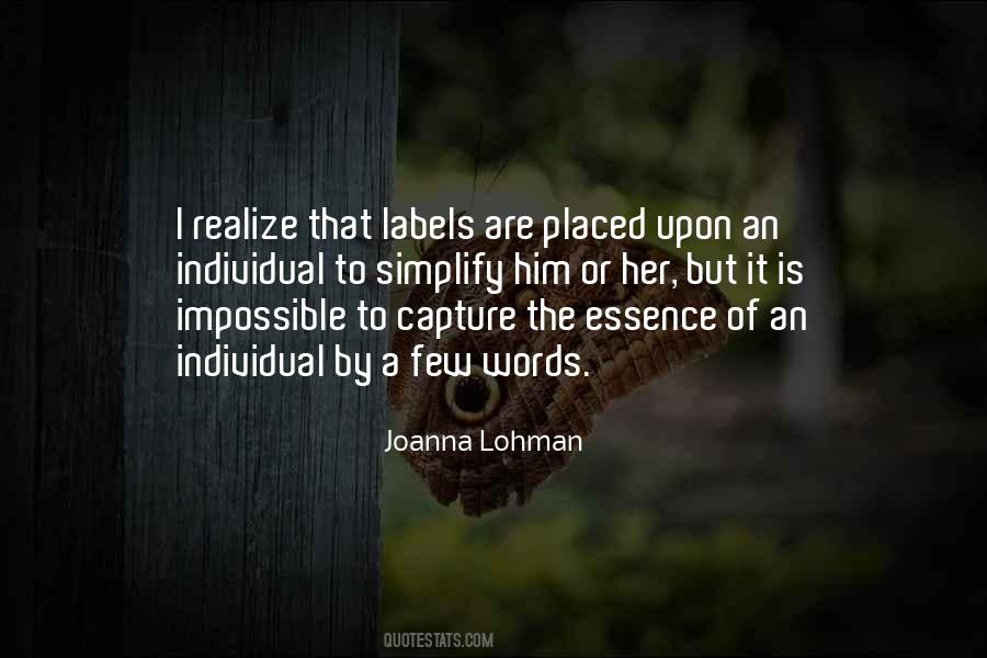 Lohman Quotes #1408998