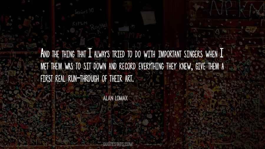 Lomax Quotes #1176133