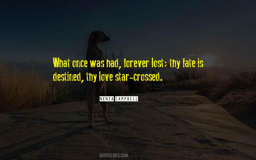 Quotes About Star Crossed Lovers #1181837