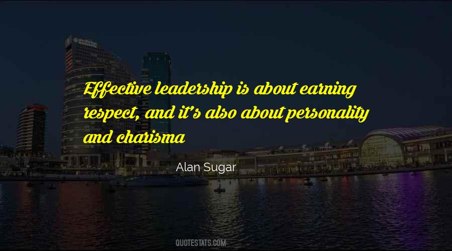 Quotes About Leadership And Respect #1105647