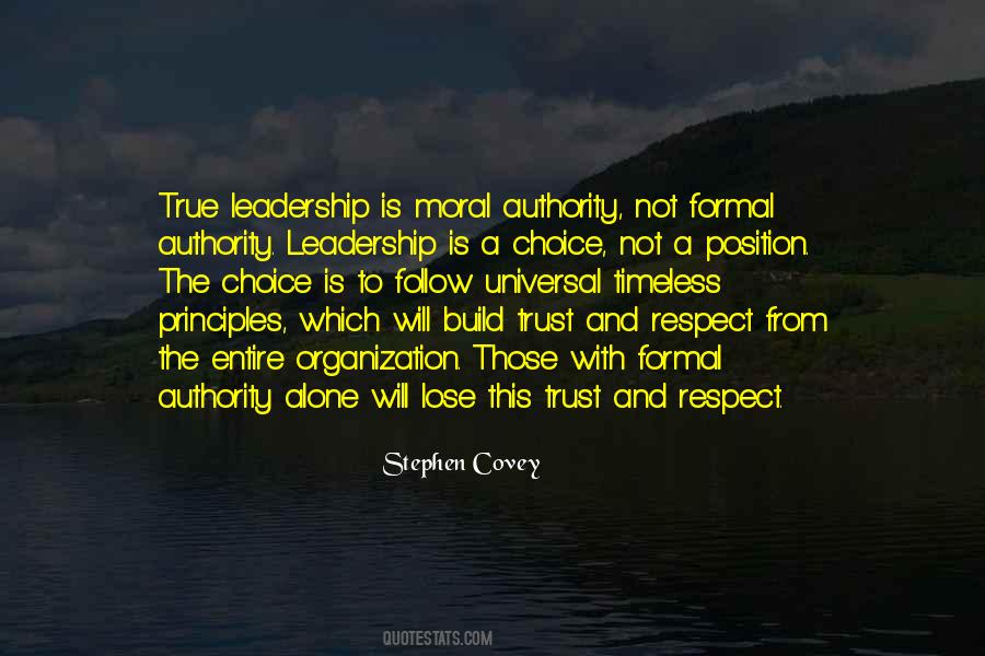 Quotes About Leadership And Respect #135669