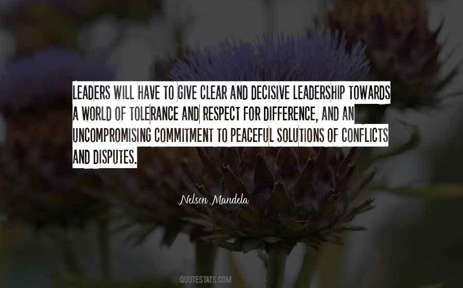 Quotes About Leadership And Respect #715802