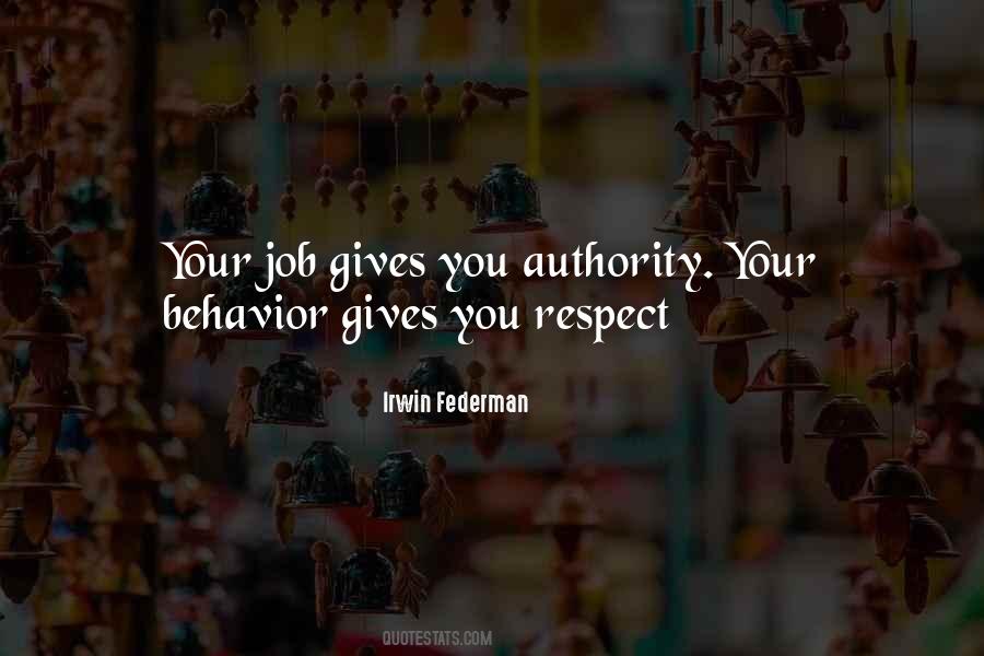 Quotes About Leadership And Respect #79748