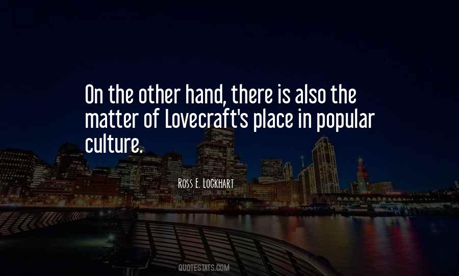 Lovecraft's Quotes #81290