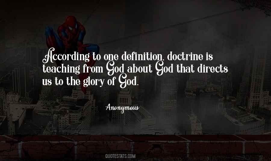 Quotes About Glory Of God #1364232
