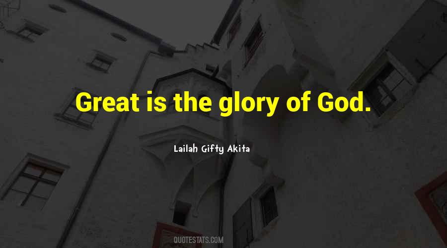 Quotes About Glory Of God #1446411