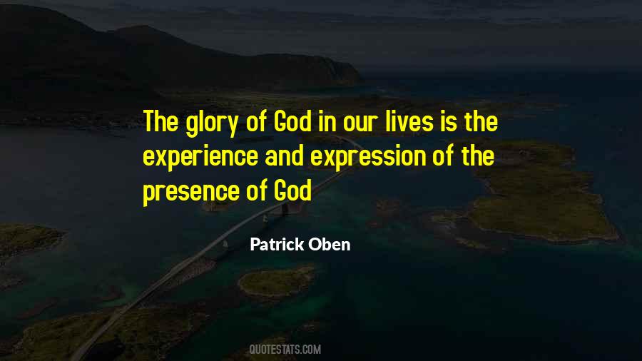 Quotes About Glory Of God #1677393