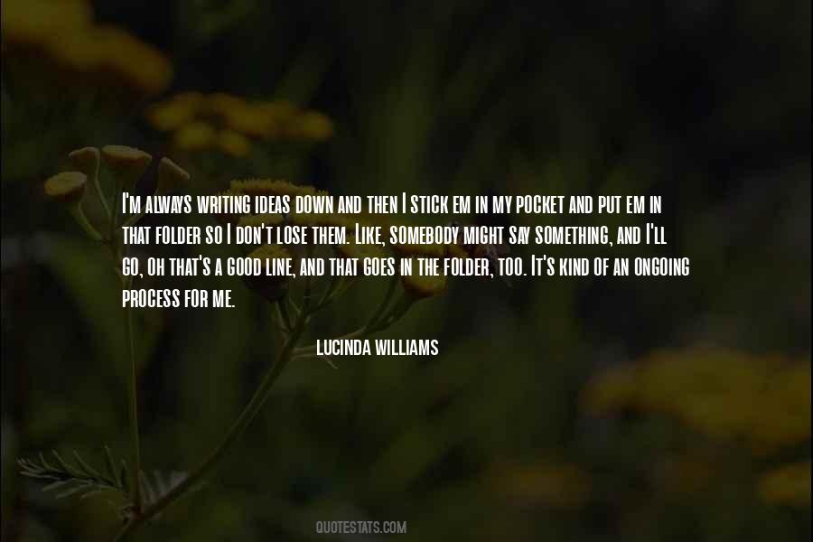 Lucinda's Quotes #950082