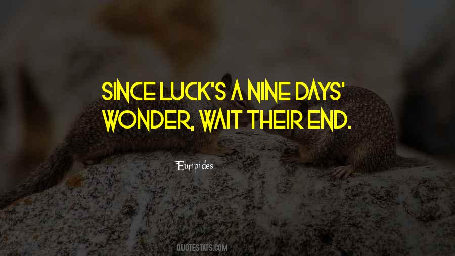 Luck's Quotes #1091536