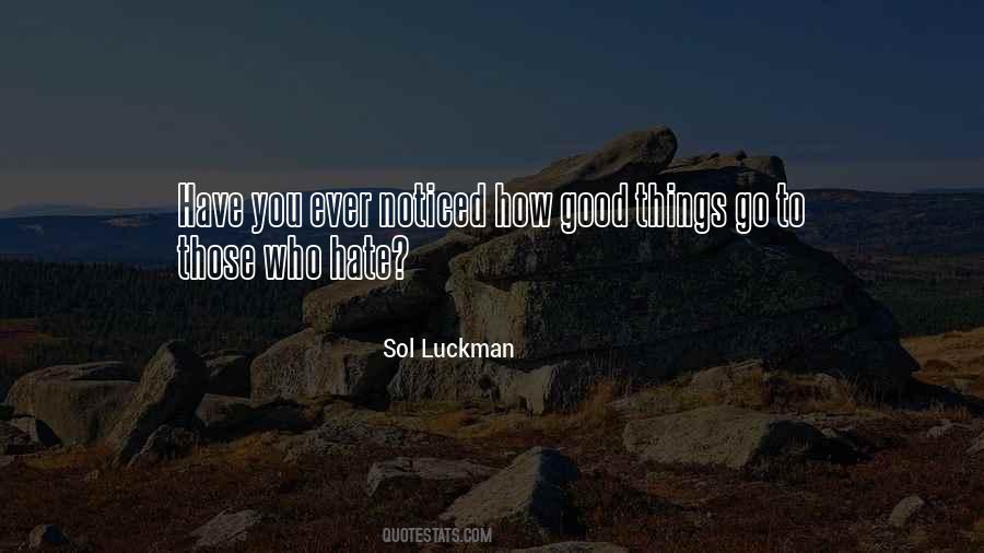 Luckman Quotes #768970