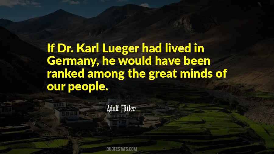 Lueger's Quotes #1262248