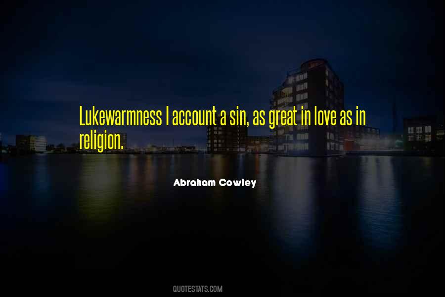 Lukewarmness Quotes #1611986