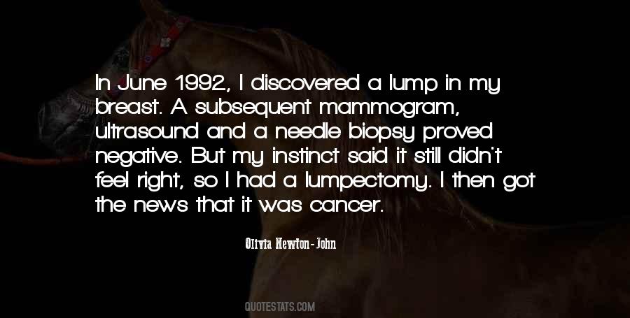 Lumpectomy Quotes #901830
