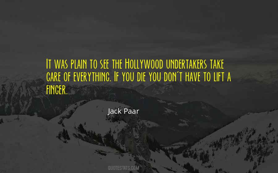 Quotes About Undertakers #1276146