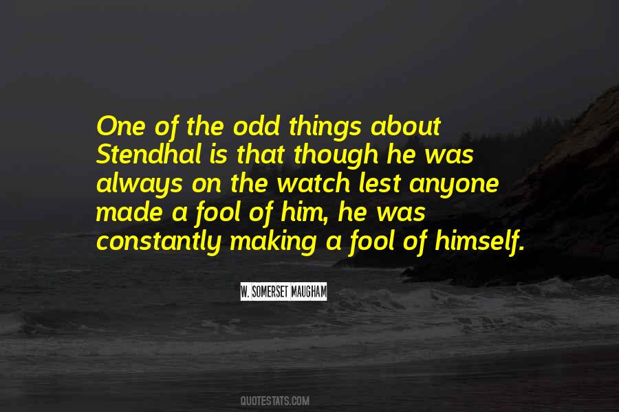 Quotes About Odd Things #1426589