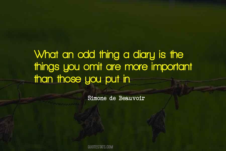 Quotes About Odd Things #633015