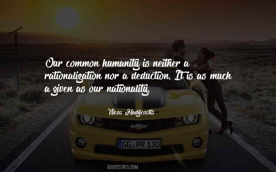 Quotes About Common Humanity #1402273