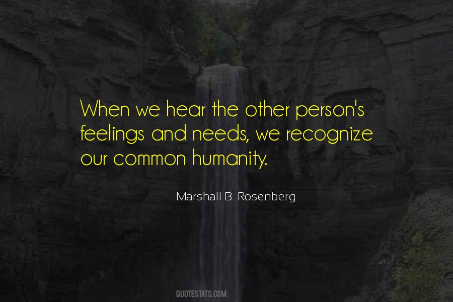 Quotes About Common Humanity #848884