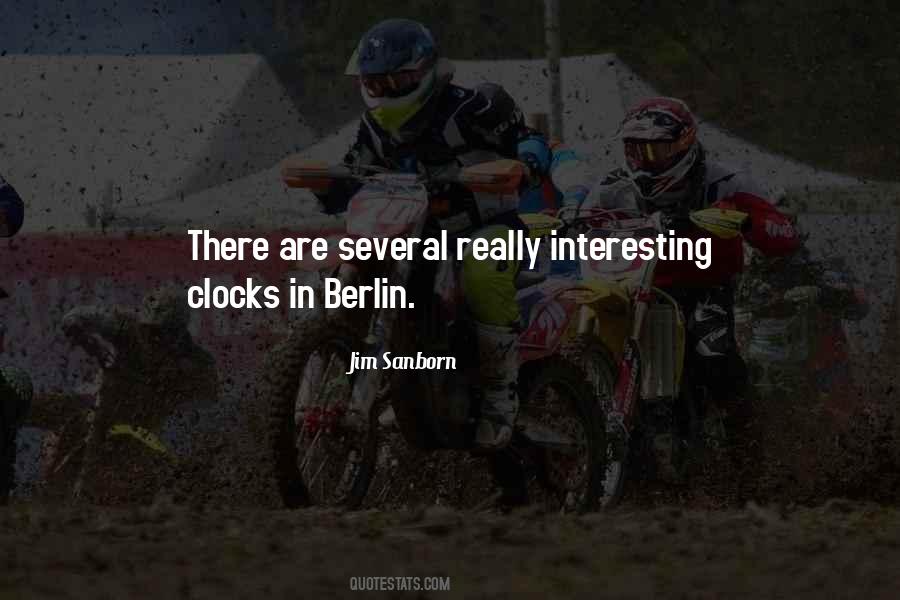 Quotes About Berlin Clock #370163