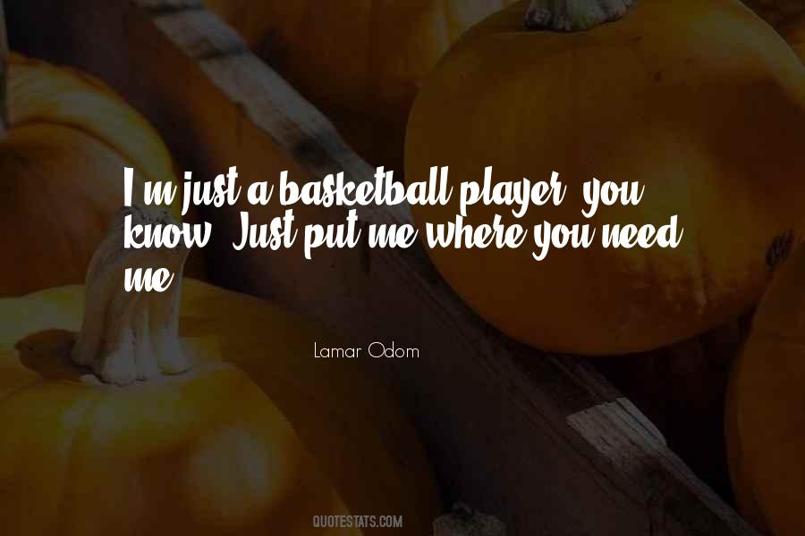 Quotes About Basketball Player #359320